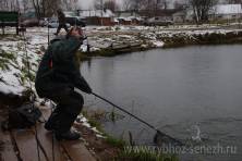Рыбалка форель 03 ноября 2012 года, ловля форели, Рыбхоз Сенеж 102