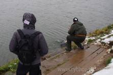 Рыбалка форель 03 ноября 2012 года, ловля форели, Рыбхоз Сенеж 110