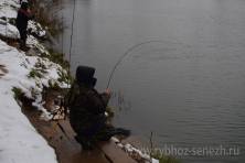 Рыбалка форель 03 ноября 2012 года, ловля форели, Рыбхоз Сенеж 127