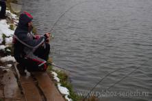 Рыбалка форель 03 ноября 2012 года, ловля форели, Рыбхоз Сенеж 141