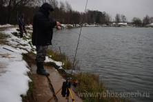 Рыбалка форель 03 ноября 2012 года, ловля форели, Рыбхоз Сенеж 150
