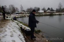 Рыбалка форель 03 ноября 2012 года, ловля форели, Рыбхоз Сенеж 172