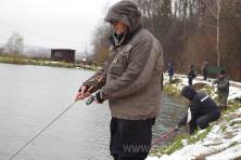 Рыбалка форель 03 ноября 2012 года, ловля форели, Рыбхоз Сенеж 200
