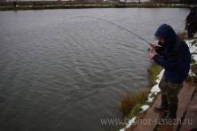 Рыбалка форель 03 ноября 2012 года, ловля форели, Рыбхоз Сенеж 215