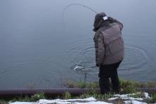 Рыбалка форель 03 ноября 2012 года, ловля форели, Рыбхоз Сенеж 25