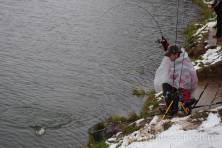Рыбалка форель 03 ноября 2012 года, ловля форели, Рыбхоз Сенеж 251