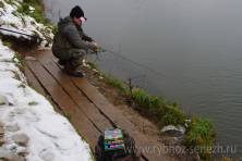 Рыбалка форель 03 ноября 2012 года, ловля форели, Рыбхоз Сенеж 299