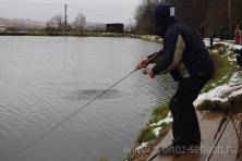 Рыбалка форель 03 ноября 2012 года, ловля форели, Рыбхоз Сенеж 308