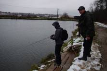 Рыбалка форель 03 ноября 2012 года, ловля форели, Рыбхоз Сенеж 314