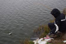 Рыбалка форель 03 ноября 2012 года, ловля форели, Рыбхоз Сенеж 323