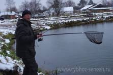 Рыбалка форель 03 ноября 2012 года, ловля форели, Рыбхоз Сенеж 34