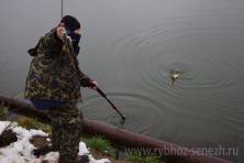 Рыбалка форель 03 ноября 2012 года, ловля форели, Рыбхоз Сенеж 357