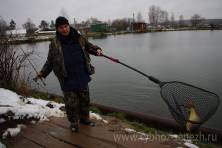Рыбалка форель 03 ноября 2012 года, ловля форели, Рыбхоз Сенеж 360