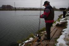 Рыбалка форель 03 ноября 2012 года, ловля форели, Рыбхоз Сенеж 373