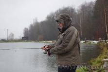 Рыбалка форель 03 ноября 2012 года, ловля форели, Рыбхоз Сенеж 401