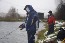 Рыбалка форель 03 ноября 2012 года, ловля форели, Рыбхоз Сенеж 456