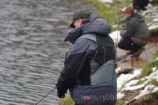 Рыбалка форель 03 ноября 2012 года, ловля форели, Рыбхоз Сенеж 476