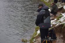 Рыбалка форель 03 ноября 2012 года, ловля форели, Рыбхоз Сенеж 477