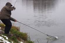 Рыбалка форель 03 ноября 2012 года, ловля форели, Рыбхоз Сенеж 522