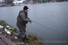Рыбалка форель 03 ноября 2012 года, ловля форели, Рыбхоз Сенеж 53