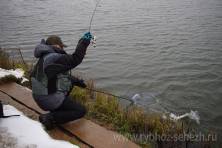 Рыбалка форель 03 ноября 2012 года, ловля форели, Рыбхоз Сенеж 73